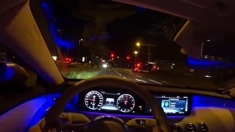 2019 Mercedes Benz S 560 Coupé (469PS) NIGHT POV DRIVE Onboard (60FPS)