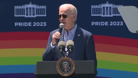 Biden: "I was proud to have ended the ban on transjester Americans."
