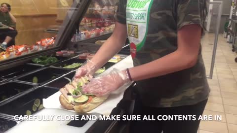 How to make a Subway Sandwich