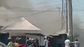 Incendio en vivienda del Mercado de Bazurto