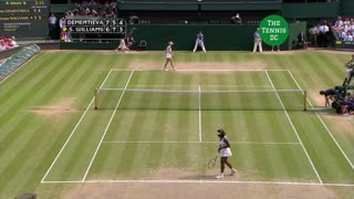 Serena Williams v. Elena Dementieva | 2009 Wimbledon SF Highlights