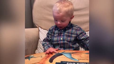Funniest Baby Try To Read _ Cute Babies Videos