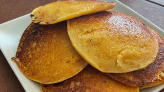 Lacy Cornmeal Pancakes