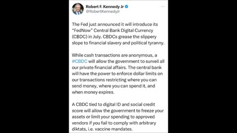 FEDNow CBDCs