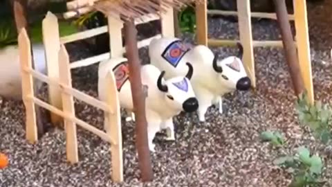 cow shed #cow_house_mini_tractor #Shorts #shortsvideo #cartoon 🐄🐄🐄