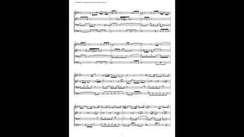 J.S. Bach - Well-Tempered Clavier: Part 2 - Prelude 14 (Double Reed Quartet)