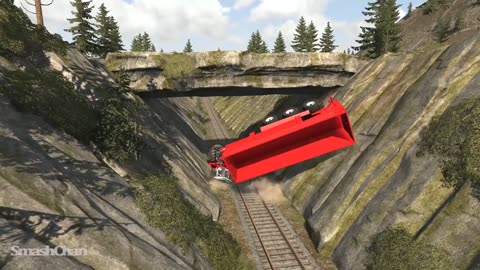 Train Accidents #4 - BeamNG DRIVE SmashChan