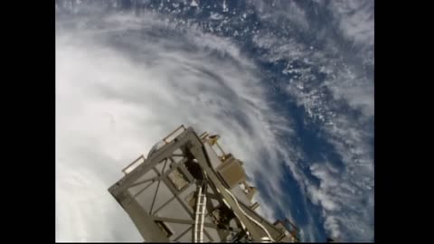 HURRICANE FLANKLIN IS SEEN FROM THE INTERNATIONAL SPACE STATION