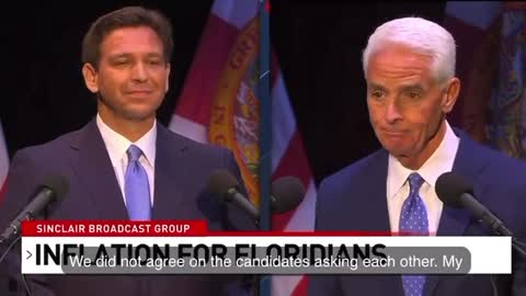 When exactly did Charlie Crist lose the debate against DeSantis ?
