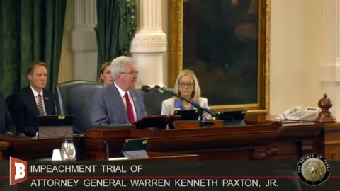 LIVE: Texas Attorney General Ken Paxton’s Impeachment Trial — Day 5...