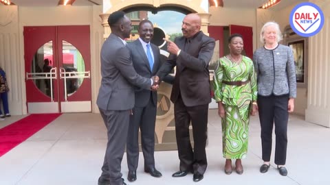 WATCH PRESIDENT RUTO INTRODUCING BUTITA TO USA ACTOR STEVE HARVEYS IN USA