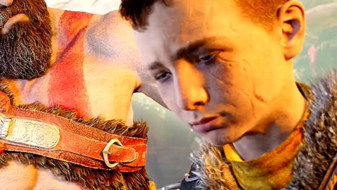 God Of War - Kratos's pathetic son Atreus going crazy in the head. Future serial Killer. PS5