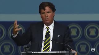 TUCKER CARLSON MADE A POWERFUL SPEECH OVER THE WEEKEND ON THE QUALITIES OF GOOD VS EVIL.