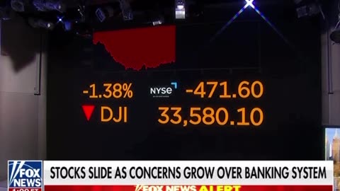 🚨 Stocks slide as concerns grow over banking system
