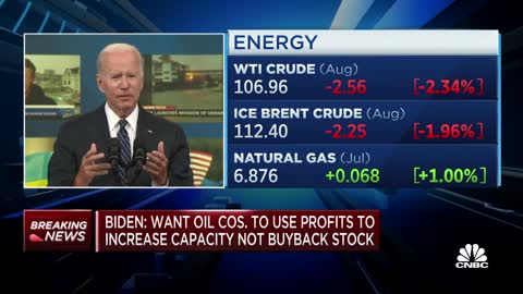 Pres. Biden Gas Taxes