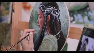 Painting Arwen from The Lord of the Rings