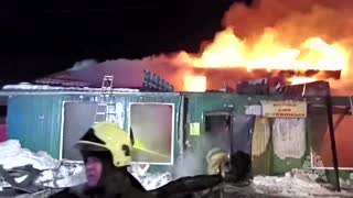 Deadly blaze engulfs unlicensed Russian elderly home