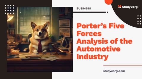 Porter’s Five Forces Analysis of the Automotive Industry - Research Paper Example