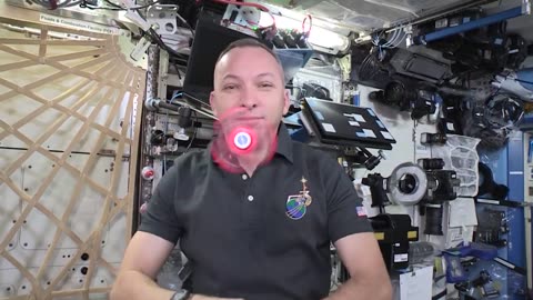 fidget spinner spinning in space