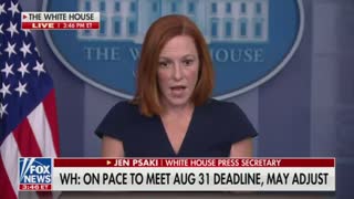 Psaki is asked about Taliban blocking roads to the airport