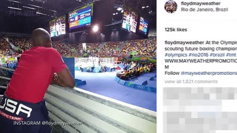 Floyd Mayweather Supports Team USA In Rio, Signs the next Floyd Mayweather