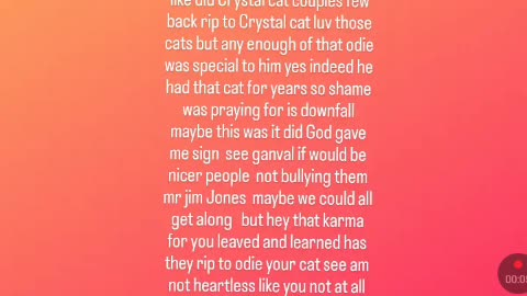 Ganval lost his cat odie also knows bean rip 🐈😺😿🥱🙏🕊122/18/23