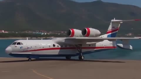 Seaplane Be-200/Aviation Takeoff Beriev Be-200 Altair multipurpose amphibious aircraft