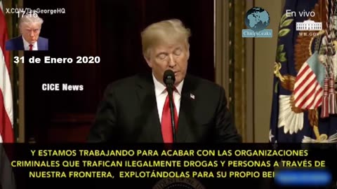 RUEDA DE PRENSA DE TRUMP PARA COMBATIR EL TRAFICO HUMANO 31-1-2020