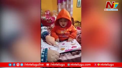 Viral Video : How Such a Small Child is Able to Study | NTV