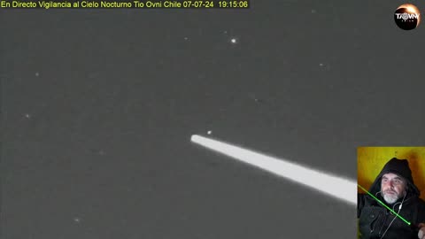 US Navy satellites USA 238 and USA DEB 238 over La Serena, Chile - 07-07-24