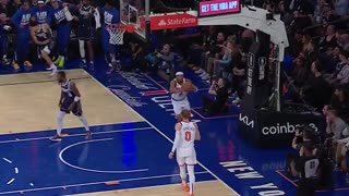 NBA - Josh Green ATTACKS the rim 😱 Mavs-Knicks