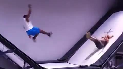 What super difficult moves can you make on a trampoline