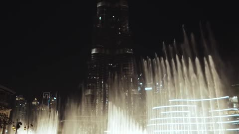 Spectacular Fountain Show at Dubai Burj Khalifa