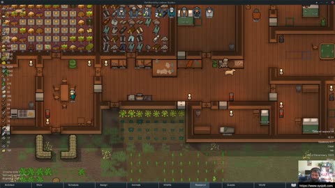 Relaxing with Rimworld