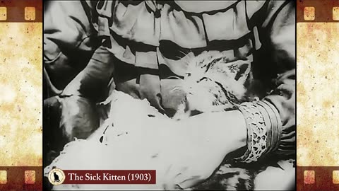 The Sick Kitten (1903) 🐱 Cat Movies 🎥🐈