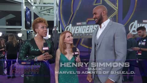 S.H.I.E.L.D. Director Henry Simmons LIVE at the Avengers Endgame Premier