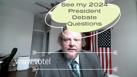 A Commercial advertising 21 President Debate Questions...