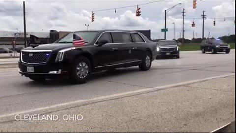 President Trump . Escorted. to The White House