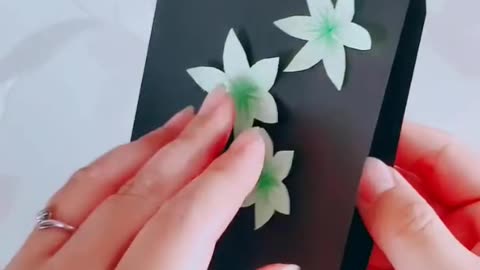 Pop-Up Card Flower - Lover Crafts - Tutorial - Pop up card For Lover -