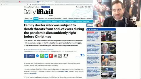 DOCTOR WHO CRIED ABOUT "ANTIVAXXERS" HARASSING HIM - DIES SUDDENLY
