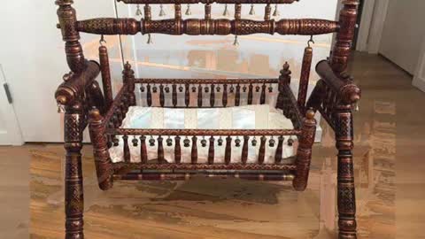 Baby Cradle Design|Wooden Baby Cradle(Jhola) Design |Baby Room Decoration Ideas By Healthy Hobbies