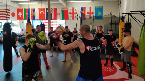 Lethal Limbs Academy and UTC Muaythai Jab Round Kick Video