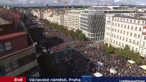 Czech Republic: Tens of Thousands Demonstrate Against the EU and Sanctions Against Russia