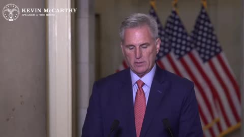 NOW - Speaker of the U.S. House Kevin McCarthy announces a formal impeachment inquiry into Joe Biden