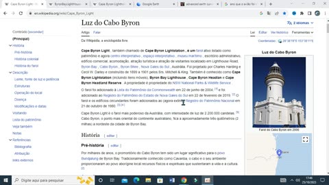 Canal Evidências - WLwc0r3C9og - A LUZ DO CABO BYRON ACABA COM A TEORIA DA TERRA BOLA VOADORA