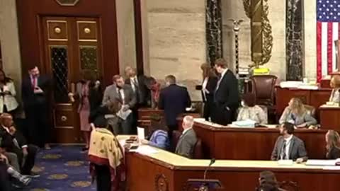 Something Unknown Dropped From The Roof At The US Capitol - Almost Hitting Several People