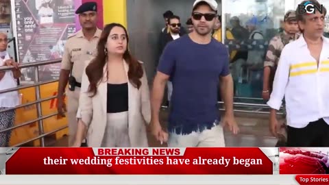 "Star-Studded Affair: Rakul Preet Singh and Jackky Bhagnani's Goa Wedding Festivities Begin"