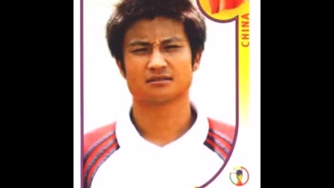 PANINI CHINA TEAM WORLD CUP 2002