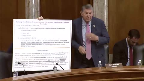 Manchin FURIOUS at "Inflation Reduction Act" He Voted For