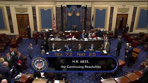 Senate passes gap funding bill to avert shutdown